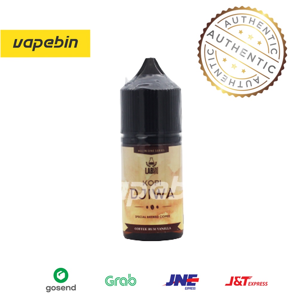 LIQUID KOPI DJIWA COFFEE RUM VANILLA - KOPI DJIWA PODS FRIENDLY - 30ML