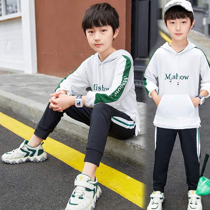 Setelan Anak Laki Laki Korean Style Hoodie