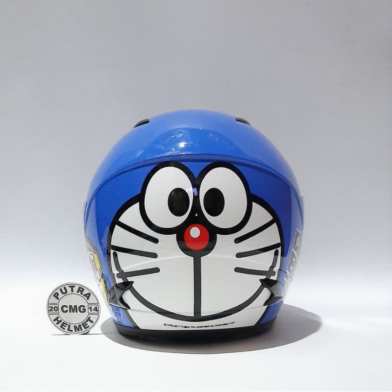 HELM MDS ANAK DORAEMON BLUE