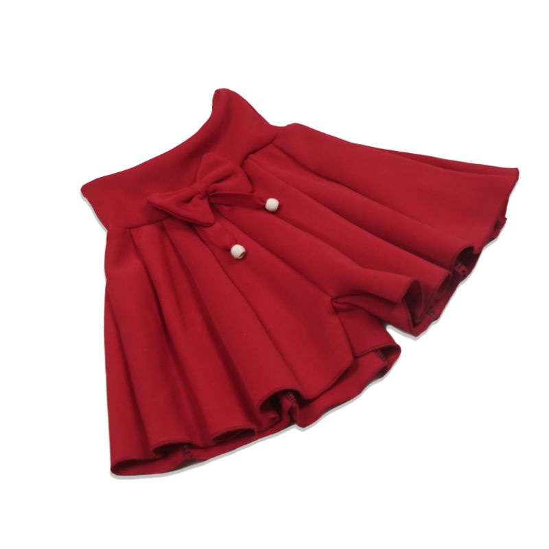 Celana Kulot Anak Pendek 1-2 Tahun Warna Merah