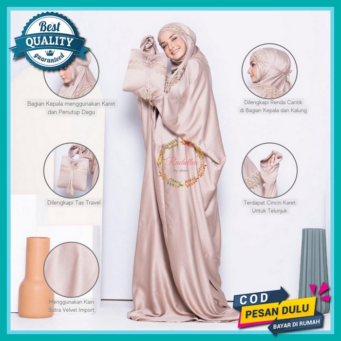 Mukena Katun Rayon/ Mukena Andin/ Mukena Arabia Mukena Terbaru 2022 Kekinian Rukuh Dewasa Motif Bali