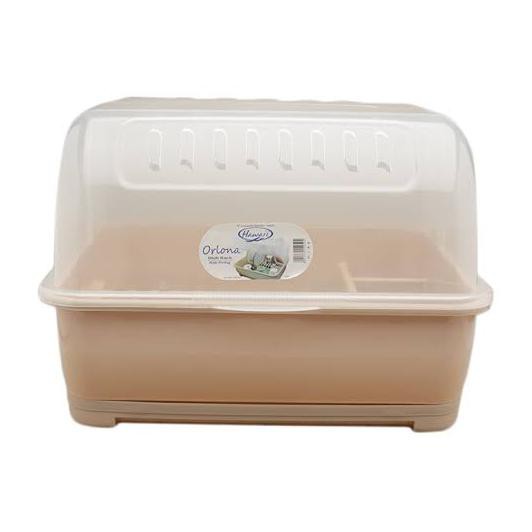 Tempat / Rak Piring Plastik Merk Hawaii Orlona 4950 (Gojek/Grab Only) Liliperdanashop