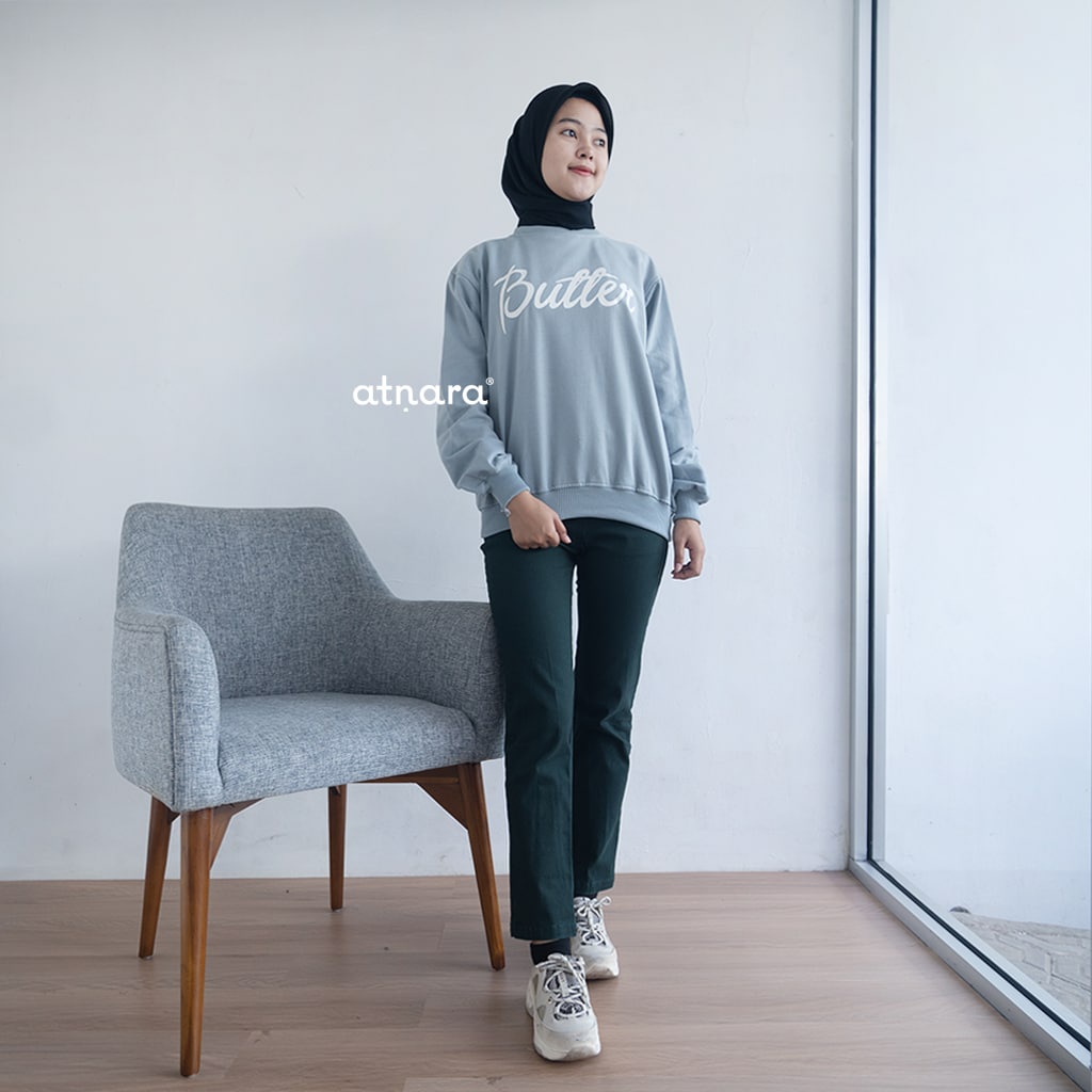 Nara Grosir - Butter Sweater l Sweater Polos l Sweater Pria dan Wanita