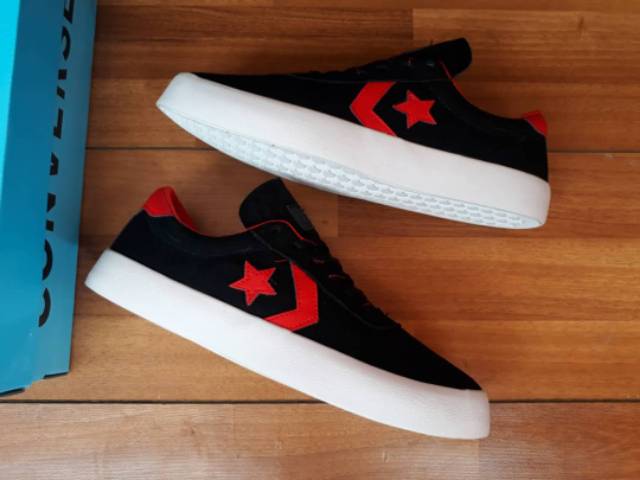 CONVERSE LOW BREAK POINT BLACK RED PREMIUM BNIB MADE IN CHINA SIZE 40/41/42/43/44