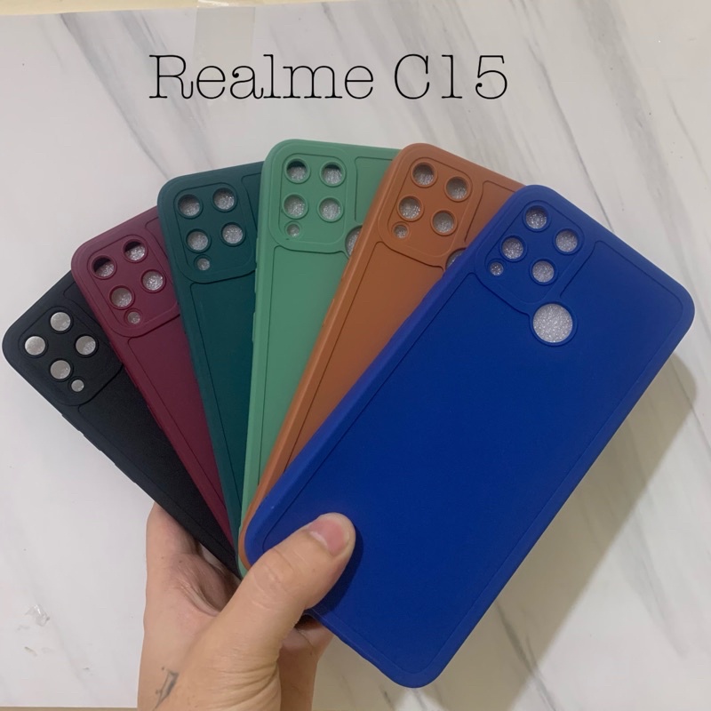 Case Realme C15 - Sofcase Luxury Procamera  Matte - UA