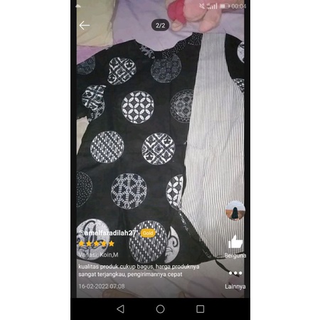 tey-17 Batik Wanita ASJ SA HRB026 Kenongo Kemeja Tosca Pendek-2