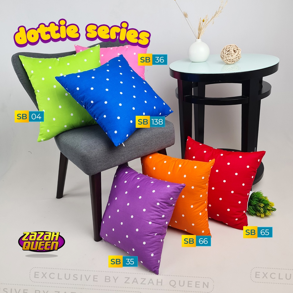 [MOTIF POLKADOT] Sarung Bantal Sofa Minimalis Modern