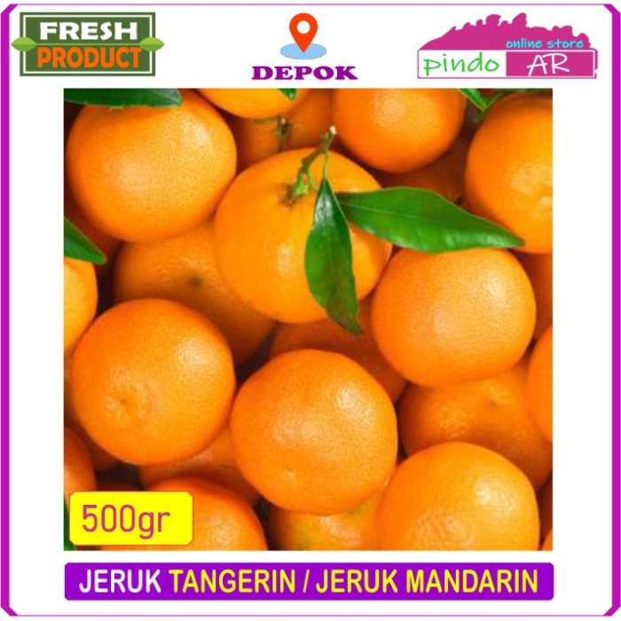 JERUK SANTANG DAUN / JERUK MANDARIN / BUAH SEGAR DEPOK