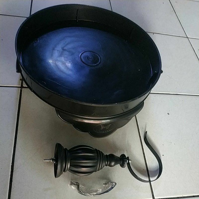 tebok plastik pion gantungan klem tebok sangkar lovebird mumer 1set