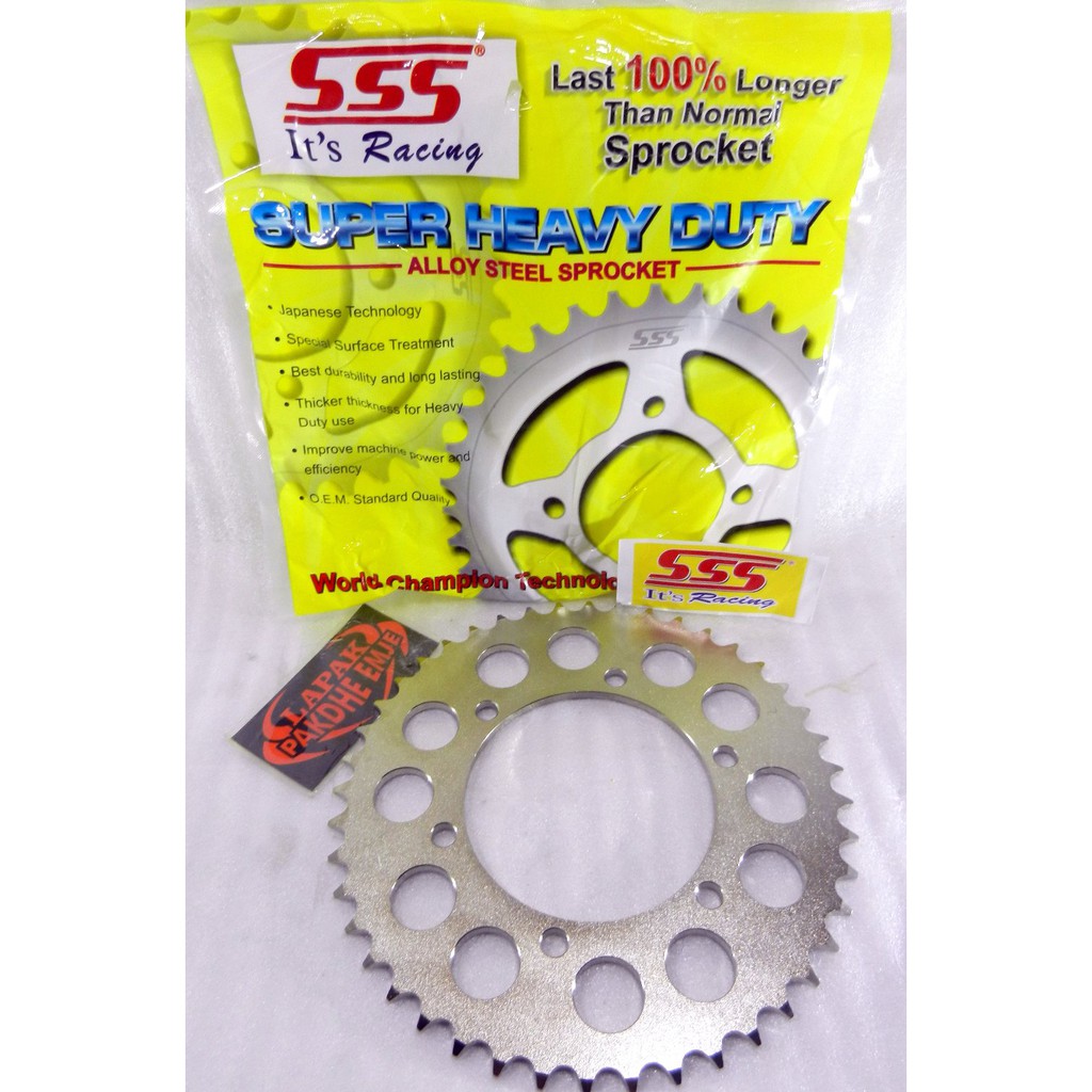 GEAR SSS BELAKANG 520 / 45 NINJA 250 / R25  520/ 45