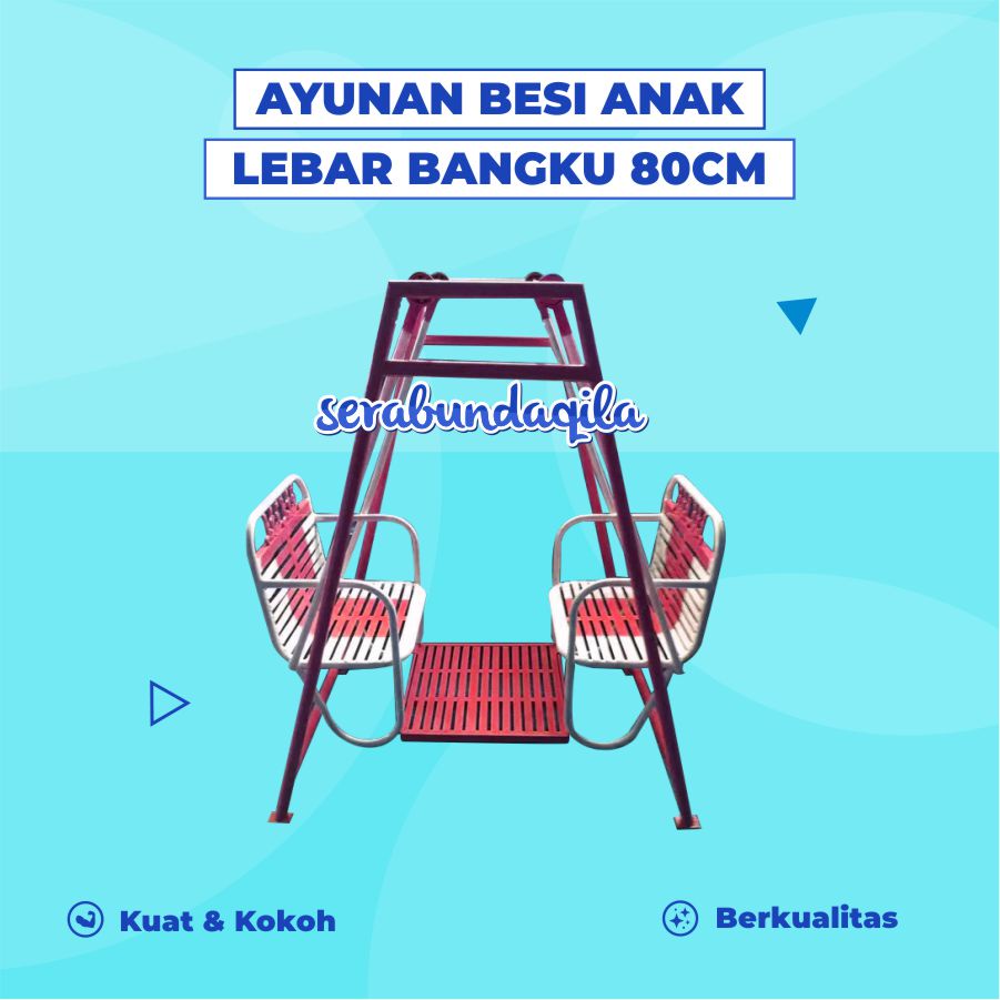 Ayunan Playground, Ayunan Anak, Ayunan Duduk Gantung, Ayunan Outdoor, Ayunan Besi