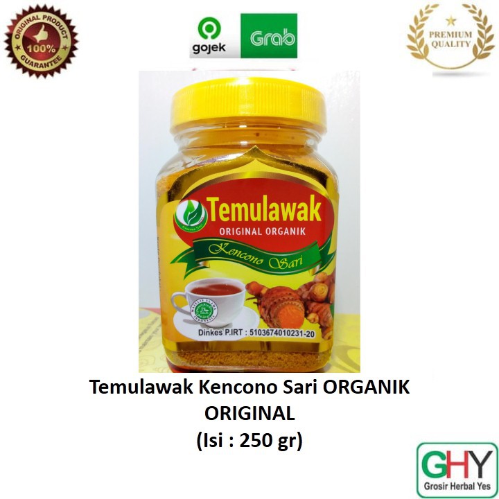 

Temulawak Kencono Sari 250 gram Serbuk Organik Temulawak Minuman Sehat