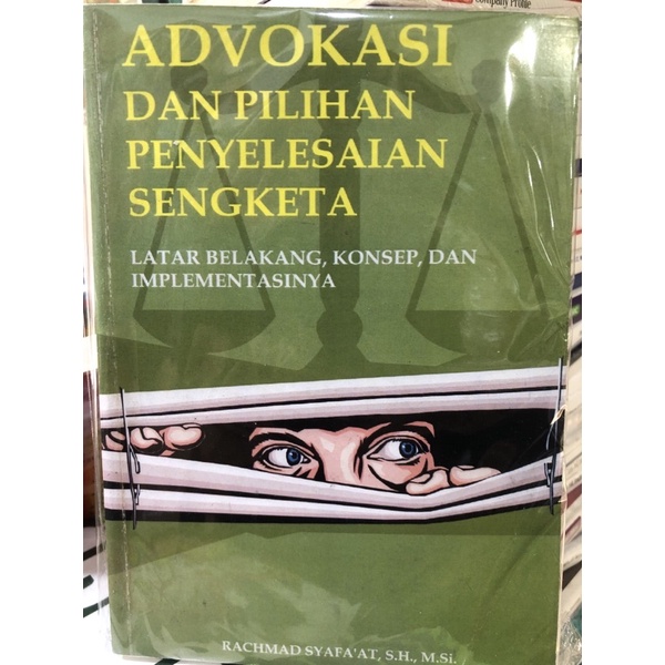 advokasi dan pilihan penyelesaian sengketa