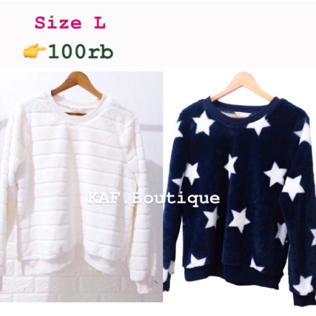 Sweater Wanita Blouse Tangan Panjang