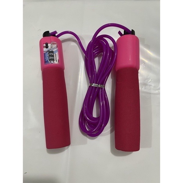 New promo!!! Skipping Jump Rope Tali Lompat Skiping Lompat Tali With Counter Lompat Tali Dengan Penghitung Peralatan Alat Kesehatan Olahraga - Jump Skipping Rope Soft Handle Counter Tali Skiping Automatis