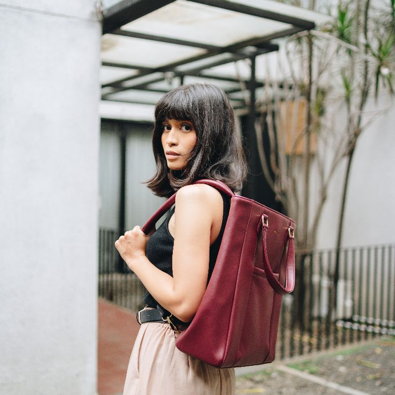 YOURKALLE Kama - Tas Ransel Tote Convertible Laptop Wanita