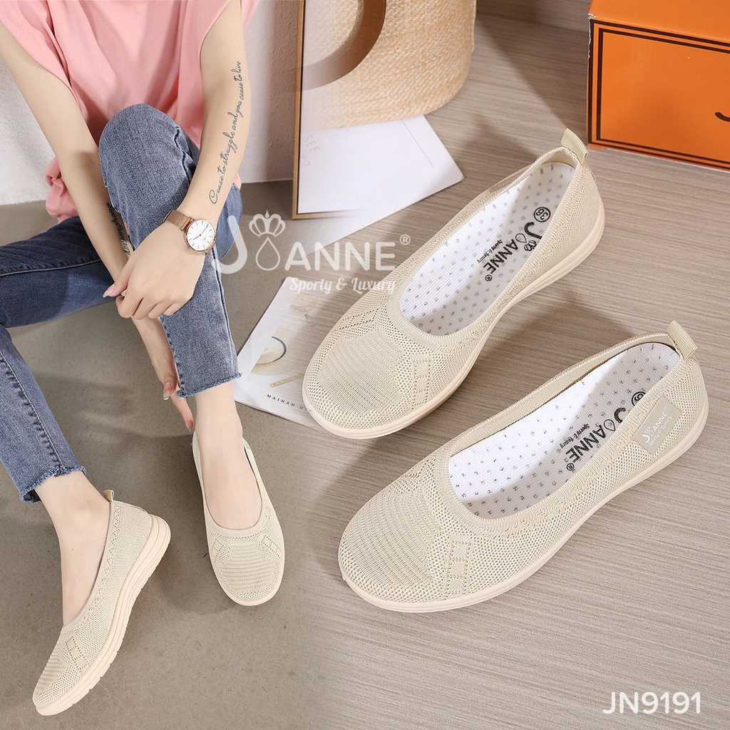 JOANNE FlyKnit Flat Shoes #JN9191 ORIGINAL (RESTOCK)