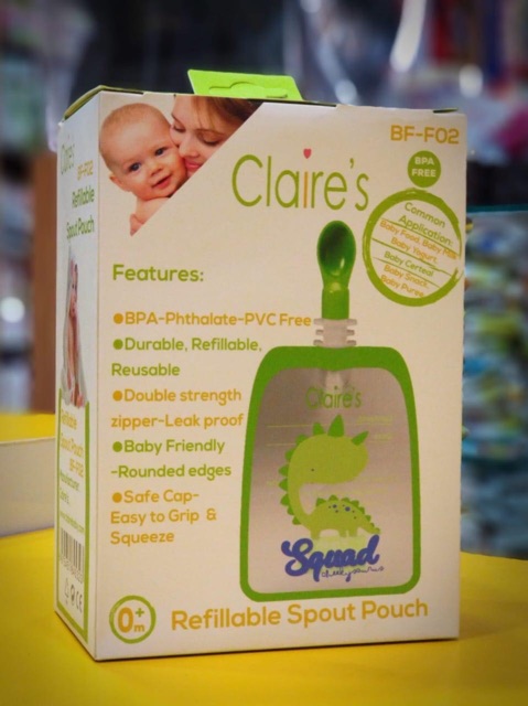 CLAIRE'S REFILLABLE SPOUT POUCH