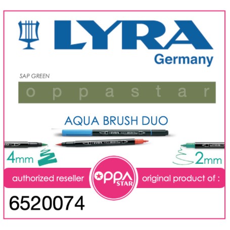 

Lyra Aqua Brush Duo Pen Sap Green 6520074