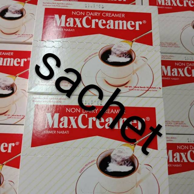 Jual Max Creamer 50 Sachet X 3gr Shopee Indonesia 6547