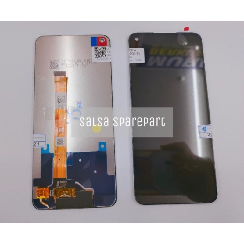 Lcd Fullset Touchscreen Oppo A 74 A54 5G Black Ori