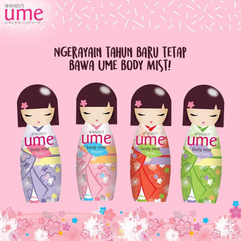 SHINZU'I UME BODY MIST 100 ML- ORIGINAL 100℅