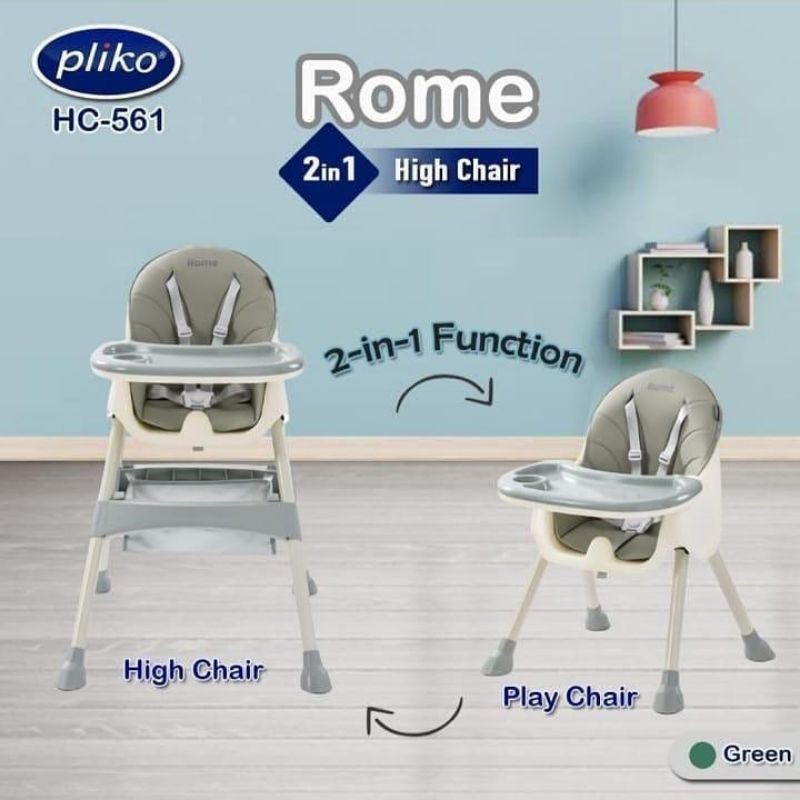 pliko 2 in1 baby high chair