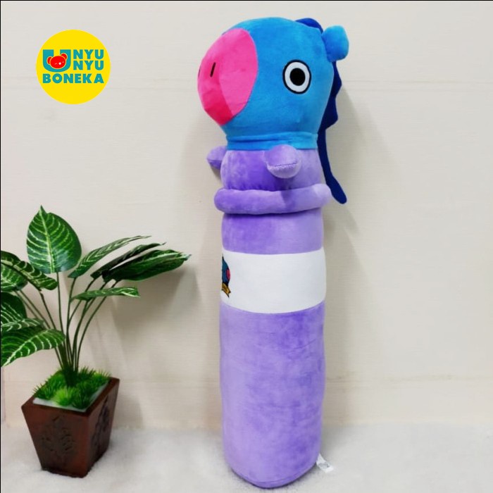 Bantal Guling Lembut 60cm Boneka bts cooky shooky chimmy rj koya mang - Guling Mang