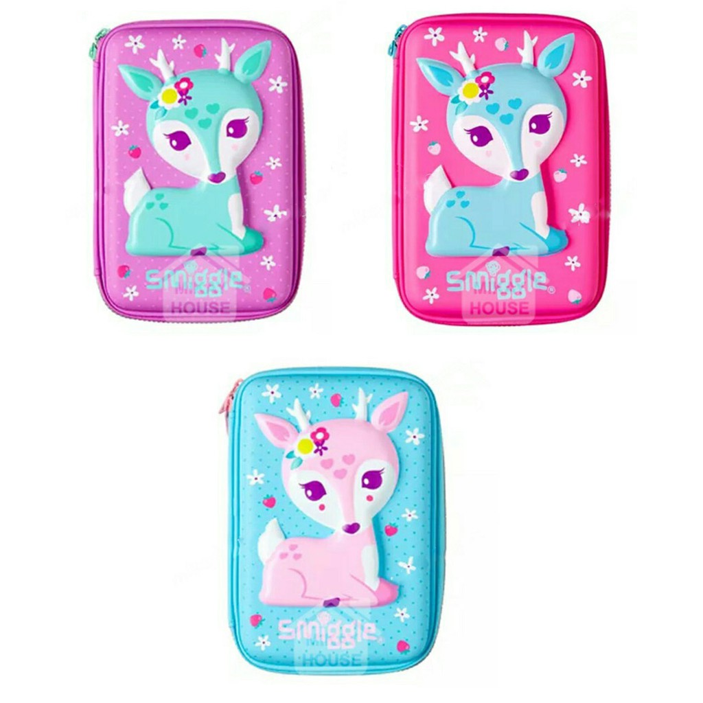 

Kotak Pensil Smiggle Scented Deer Hardtop Pencil Case