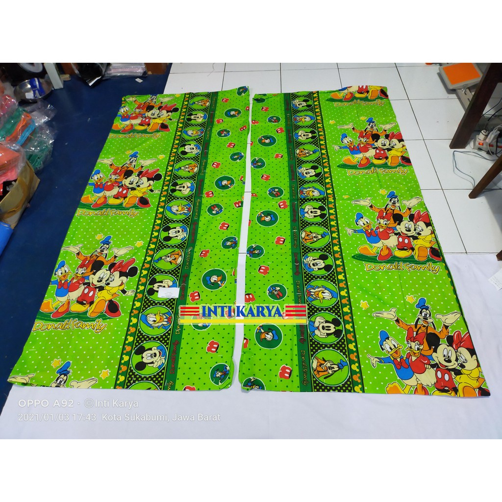 Urung Kasur Kapuk Karakter No.1 Rendeng Sepasang Katun 100% Kualitas A Tipe Sepasang