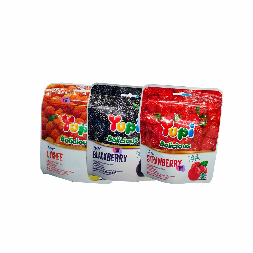 

Yupi Bolicious Pouch - Netto 40 gr