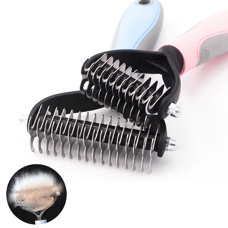 Sisir Rambut Binatang Peliharaan Hair Removal Comb Pet Grooming Tool - AES0124