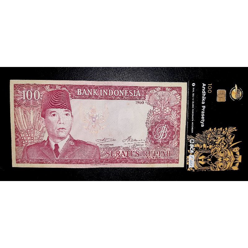 Uang Lama 100 RUPIAH Soekarno 1960
