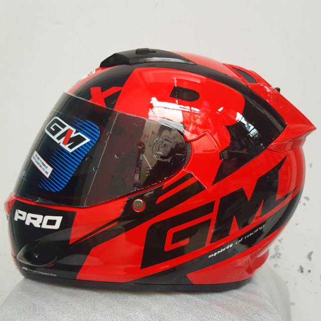 HELM GM RACE PRO ZR 650 RED BLACK