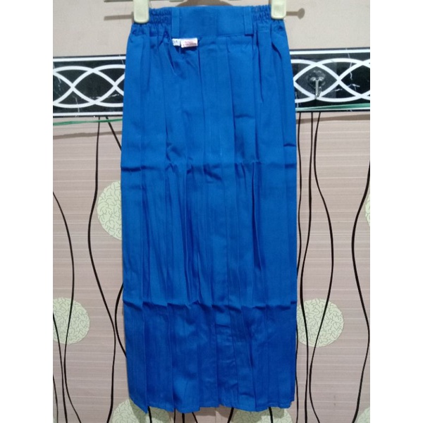 ROK PANJANG BIRU BENHOR/ROK TK/ROK MI/ROK REMPEL/SERAGAM SEKOLAH MURAH BERKUALITAS