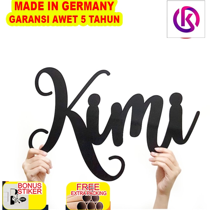 

Promo BACKDROP CUSTOM 50CM /HIASAN DINDING / WALL NAME SIGNAGE / WOODEN NAME