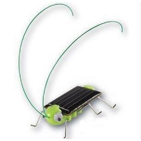 Grasshopper robot bug solar power Belalang serangga tenaga surya tanpa baterai bisa getar bergetar