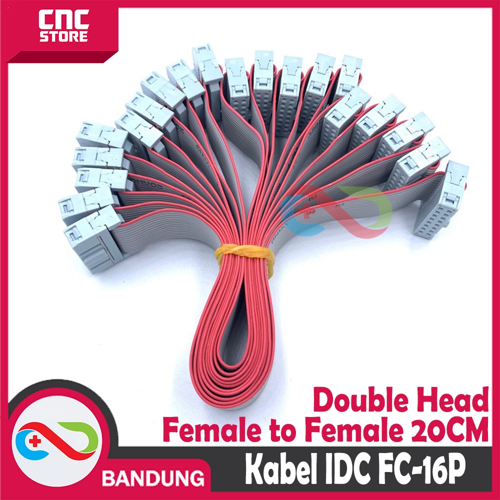 KABEL FC-16P JTAG IDC DOUBLE HEAD FEMALE TO FEMALE 20CM FOR PANEL P10