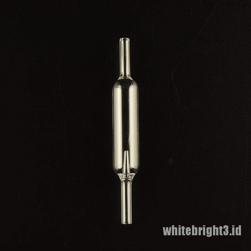 ❤White3 Warna Putih❤ Penghitung Gelembung CO2 Akuarium Ikan Hidup Nano Planted Bahan Kaca