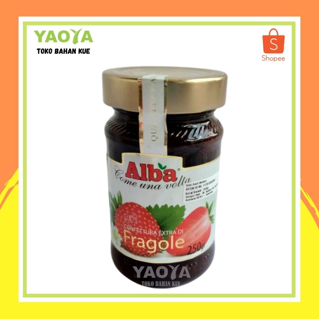 

ALBA JAM 250G STRAWBERRY