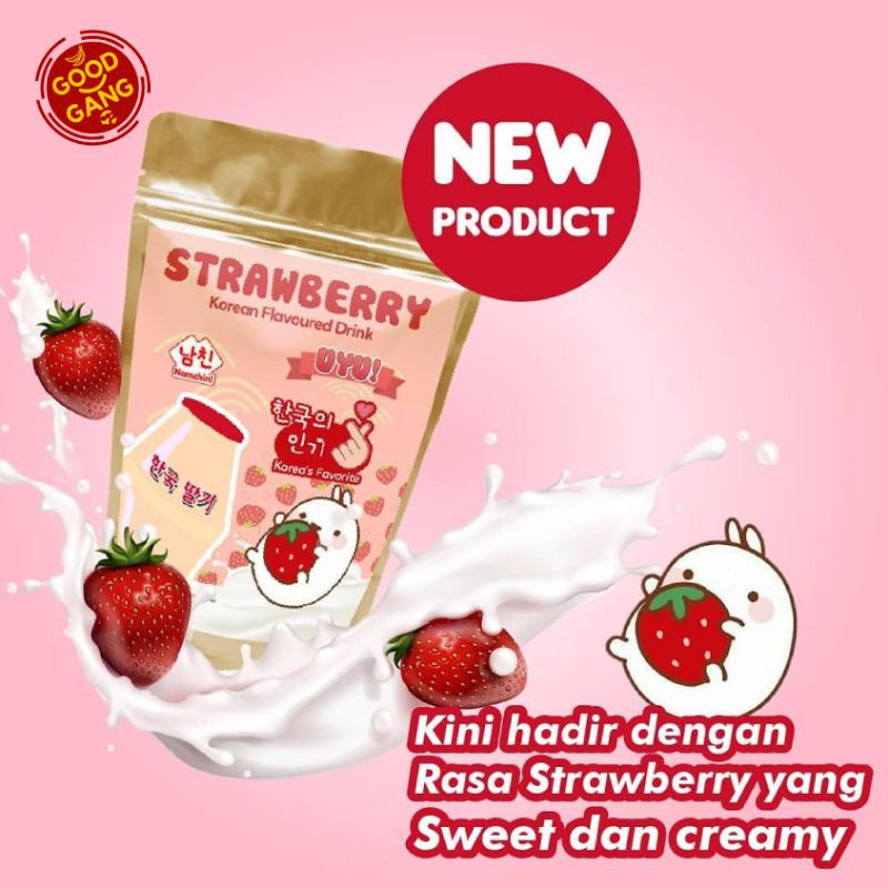 Namchin Strawberry Milk Korean Drink