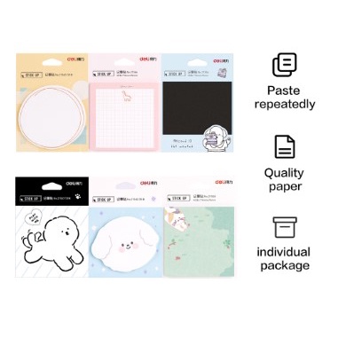 

Sticky Notes Berwarna Dengan Motif Hewan Lucu 30/40 Lembar 2155X 2156X