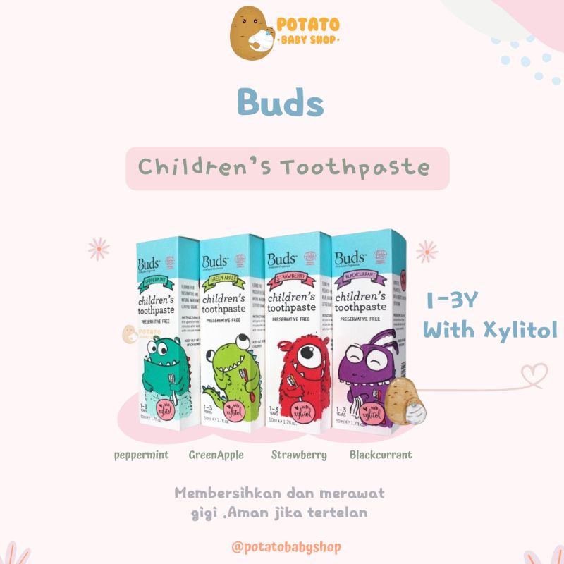 Buds Organic - Children's Toothpaste 1-3 years