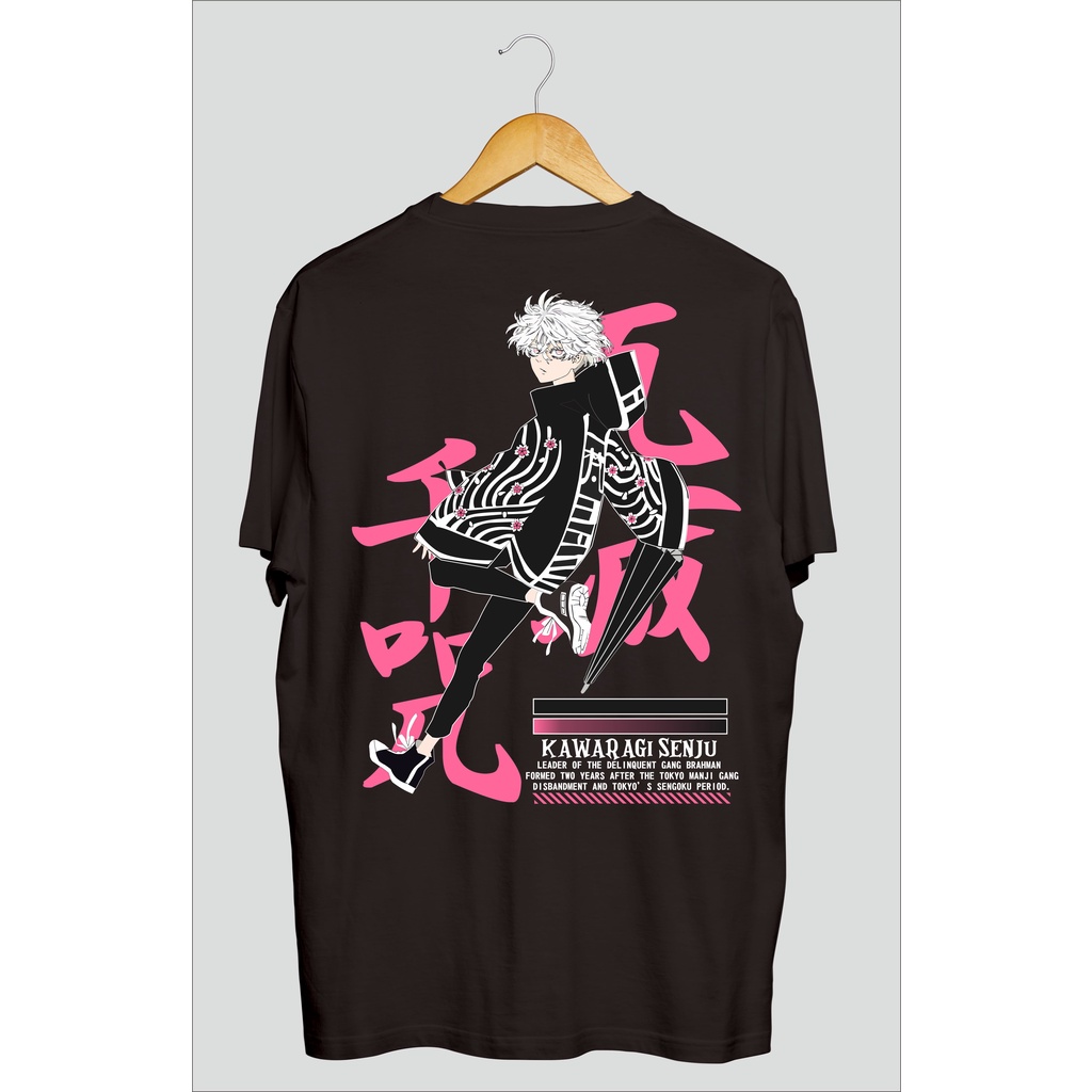Kaos Anime Tokyo Revengers Kawaragi Senju Gang Brahman