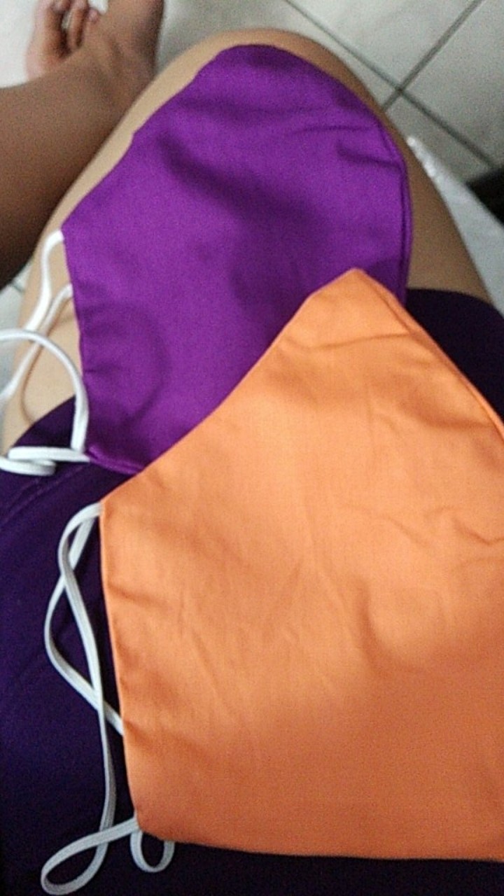Masker Kain Tali 2 Lapis Dan Pocket Bisa Isi Tissue