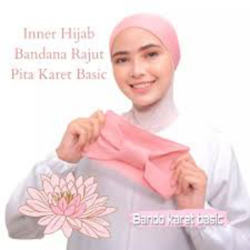 TAFBABY Ciput Rajut Inner Hijab Bando Bandana Karet