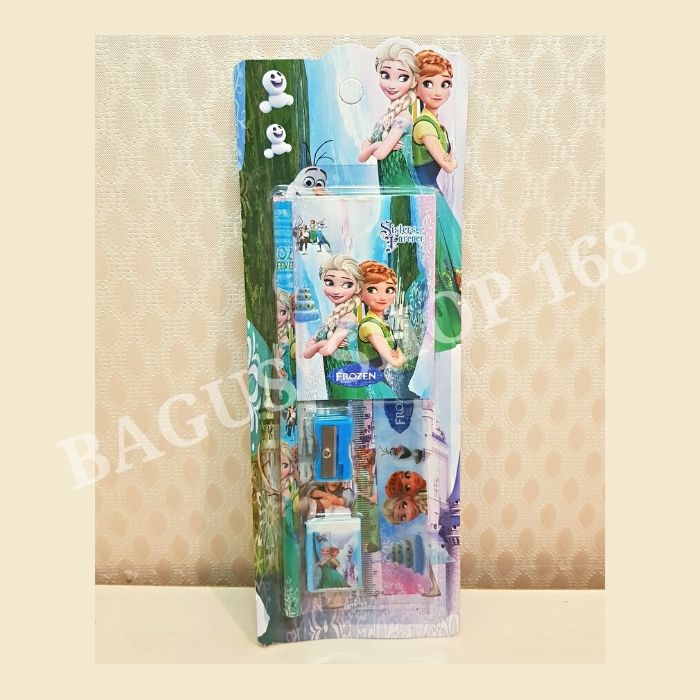 

SET ALAT TULIS Stationary Set Pensil Penghapus Penggaris Peraut Mini Memo Murah Karakter Tinkerbell Princess