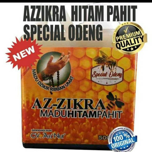 

Madu Hitam Pahit Az Zikra Azzikra Asli / Original 500ML