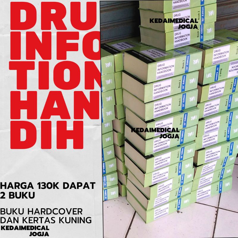 BUKU DRUG INFORMATION HANBOOK EDISI 22 JL.1 &amp; JL.2 (DIH) TERMURAH LARIS