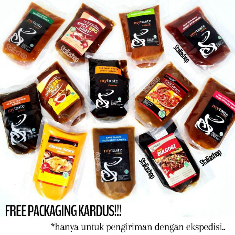 

My Taste Saus Barbeque Blackpepper Teriyaki Bolognese Sauce 500gr